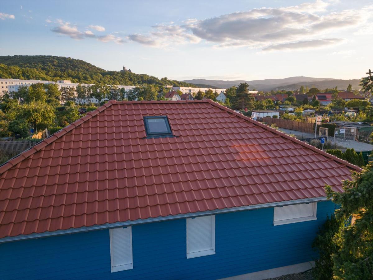 Blaues Ferienhaus Wernigerode Exterior foto